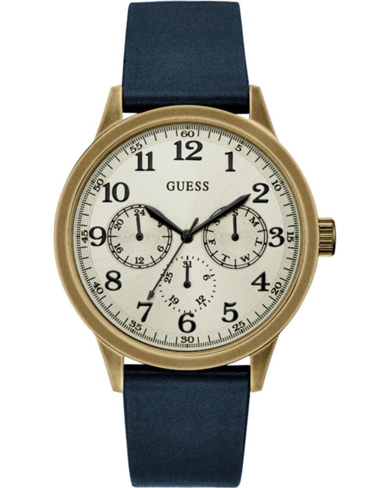 OROLOGIO MULTIFUNZIONE GUESS W1101G2 CON CINTURINO IN SILICONE BLU AZUL