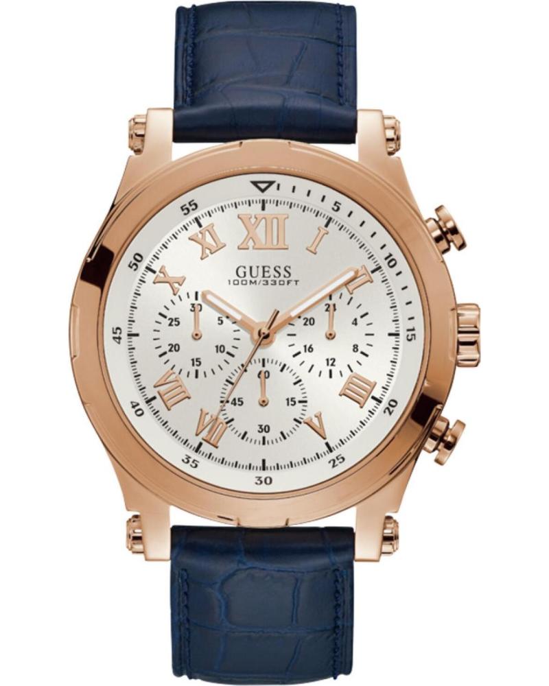 OROLOGIO CRONOGRAFO GUESS W1105G4 CON CINTURINO IN SILICONE BLU AZUL