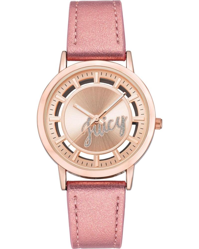 OROLOGIO JUICY COUTURE JC1214RGPK ROSA, CASSA ORO ROSA E CINTURINO IN PELLE ROSA