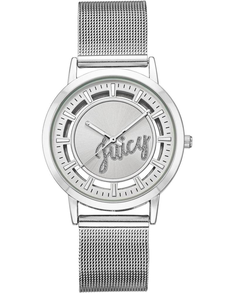 RELÓGIO JUICY COUTURE JC1217SVSV PRATEADO COM PULSEIRA DE MALHA PLATEADO