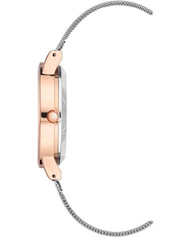 JUICY COUTURE JC1217WTRT UHR MIT ROSÉGOLD GEHÄUSE UND SILBERNEM MILANAISE-ARMBAND PLATEADO