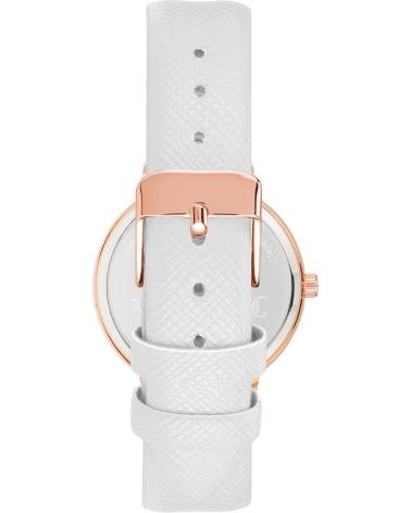 JUICY COUTURE UHR JC1234RGWT WEISS MIT HERZ-ZIFFERBLATT UND LEDERARMBAND BLANCO
