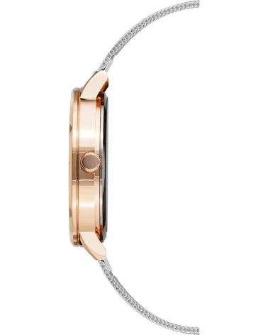 JUICY COUTURE JC1241SVRT TWO-TONE SILVER AND ROSE GOLD WRISTWATCH WITH HEART DIAL PLATEADO