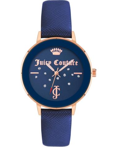 RELOJ JUICY COUTURE JC1264RGNV AZUL, CAJA ORO ROSA AZUL