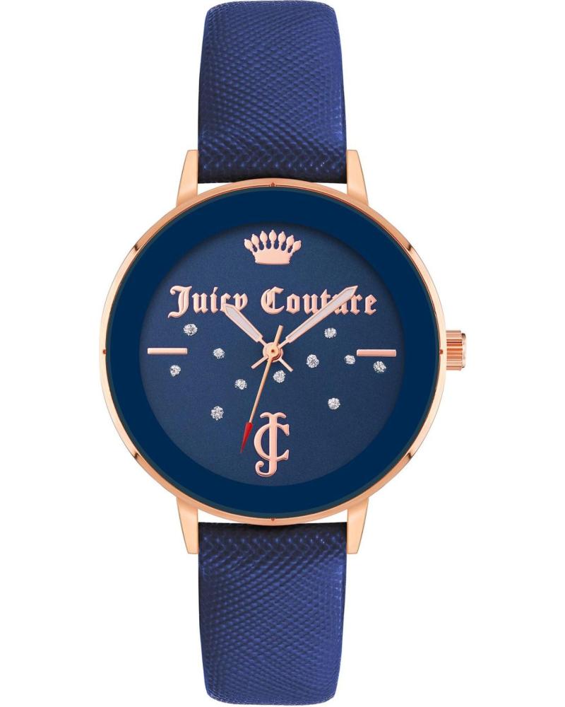 RELOJ JUICY COUTURE JC1264RGNV AZUL, CAJA ORO ROSA AZUL