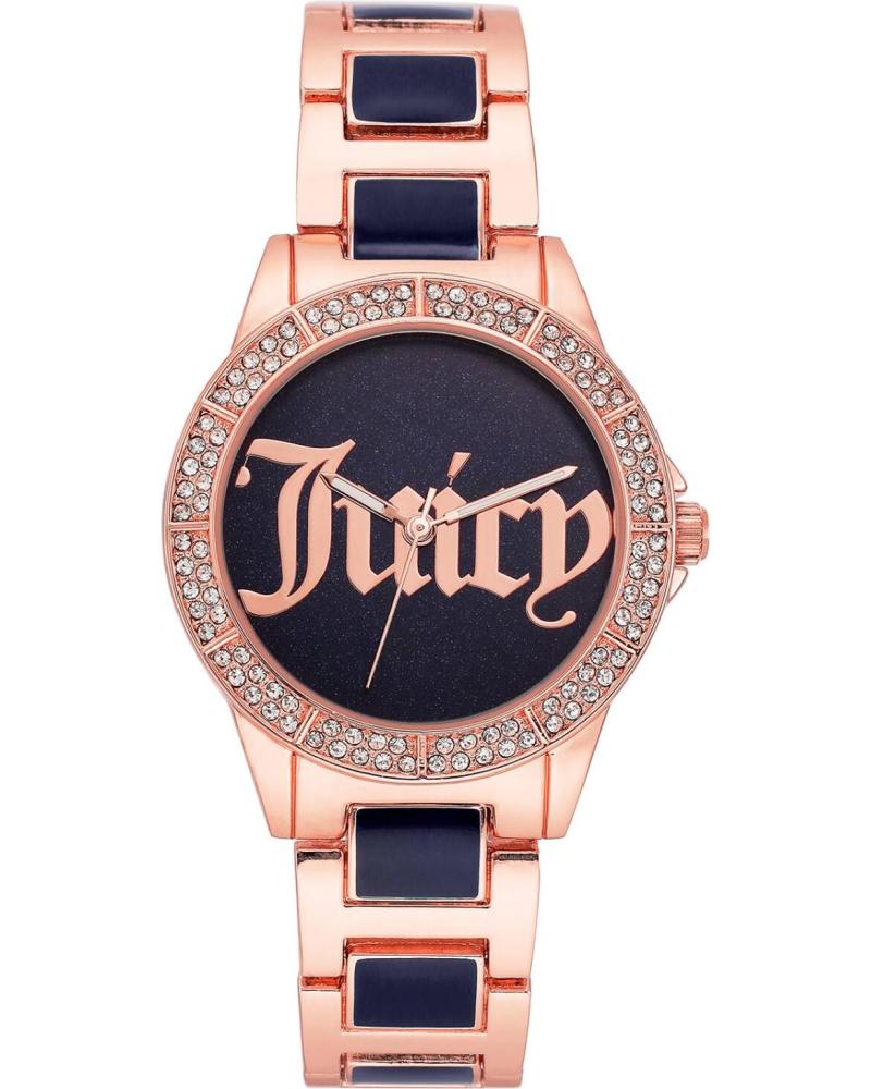 RELOJ JUICY COUTURE JC1308NVRG ORO ROSA Y AZUL MARINO CON CRISTALES ROSA