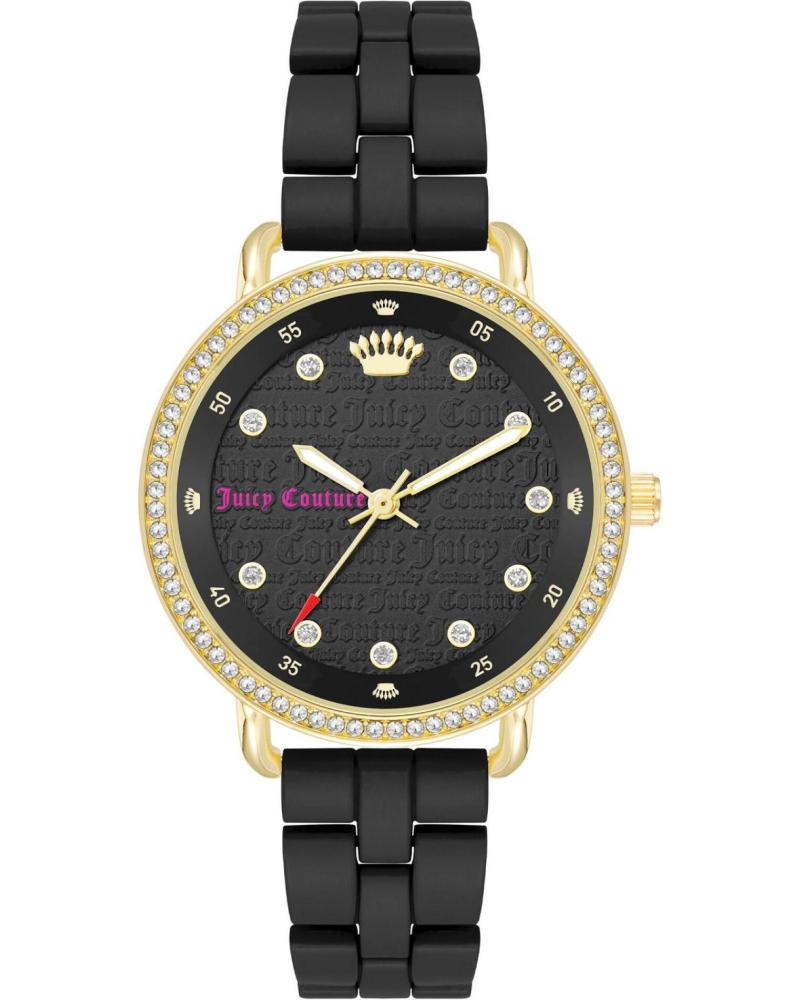 RELOJ JUICY COUTURE JC1310GPBK NEGRO Y DORADO CON CRISTALES NEGRO