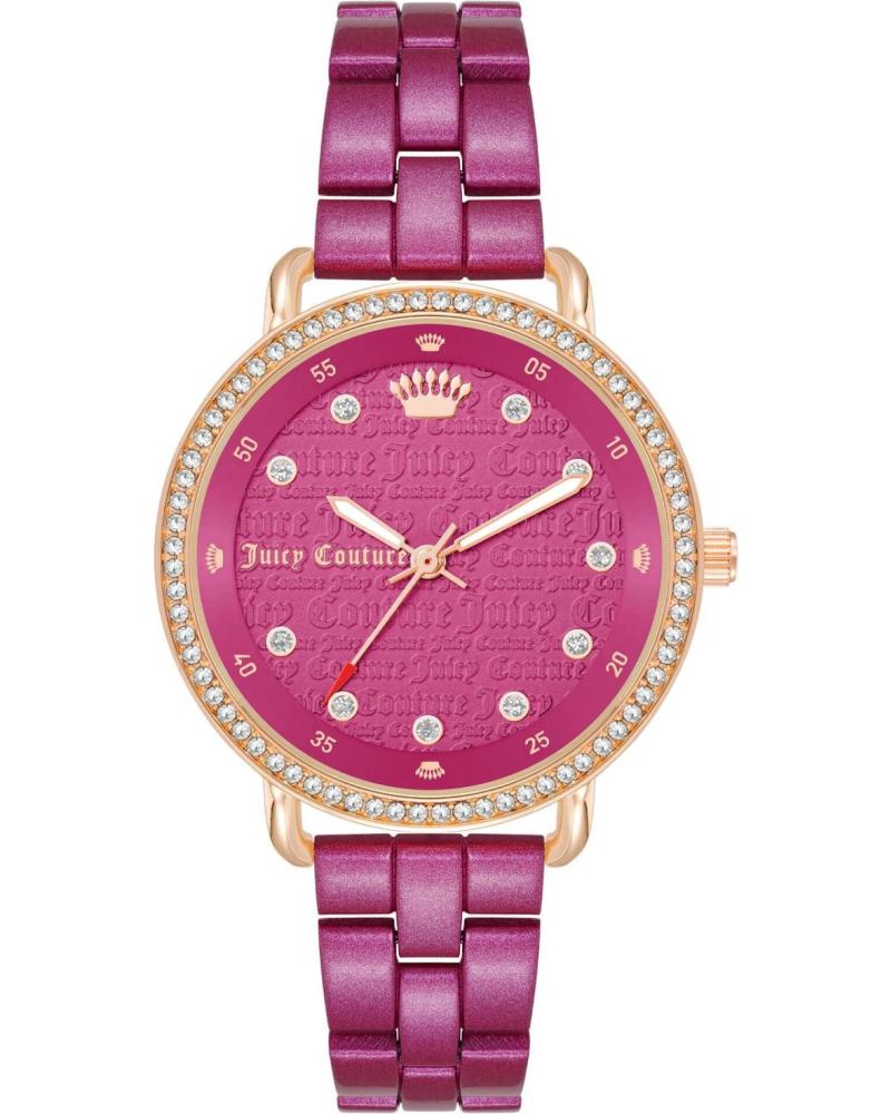 RELOJ JUICY COUTURE JC1310RGHP ROSA METÁLICO CON BISEL DE CRISTALES ROSA