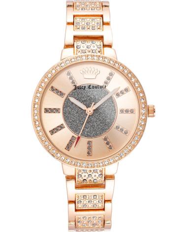 RELOJ JUICY COUTURE JC1312RGRG ROSA DORADO CON ESFERA TEXTURIZADA Y CRISTALES ROSA