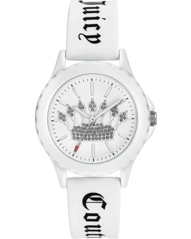 RELOJ JUICY COUTURE JC1325WTWT BLANCO CON CORREA DE SILICONA BLANCO