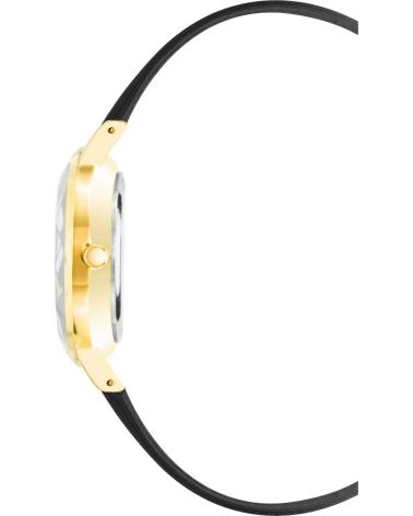 JUICY COUTURE JC1326GPBK BLACK AND GOLD WATCH WITH LEATHER STRAP NEGRO