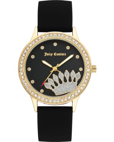 RELOJ JUICY COUTURE JC1342GPBK NEGRO Y DORADO CON CORONA Y BISEL BRILLANTE NEGRO