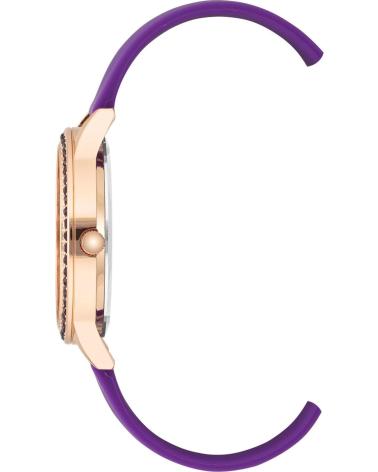 JUICY COUTURE JC1342RGPR UHR LILA MIT KRISTALLLÜNETTE UND KRONE LILA