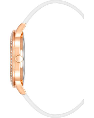 JUICY COUTURE JC1342RGWT UHR WEISS MIT KRISTALLLÜNETTE UND KRONE BLANCO