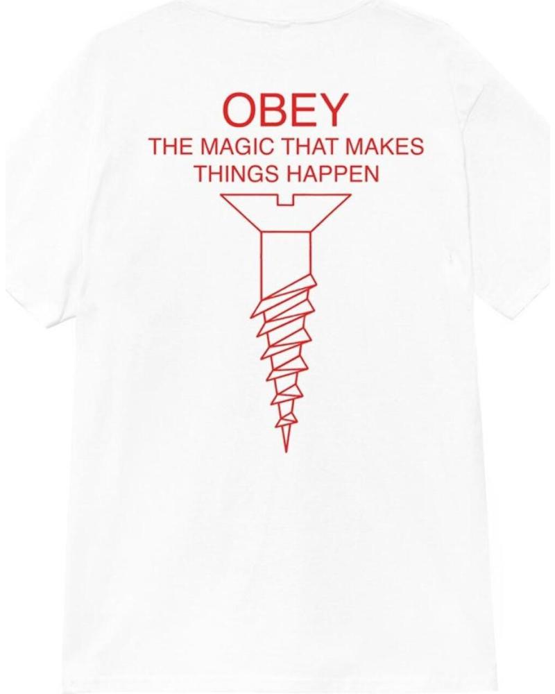 OBEY MAGIC T-SHIRT WEISS