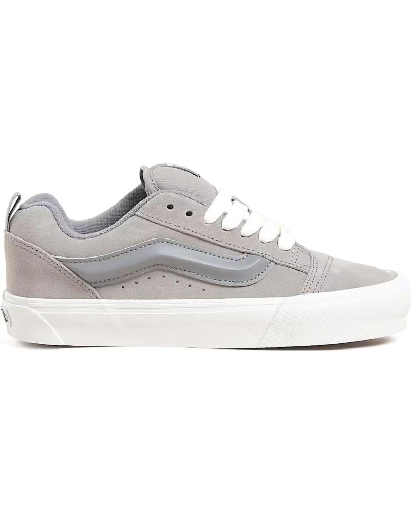 VANS OFF THE WALL KNU SKOOL WILDLEDER SNEAKER GRAU