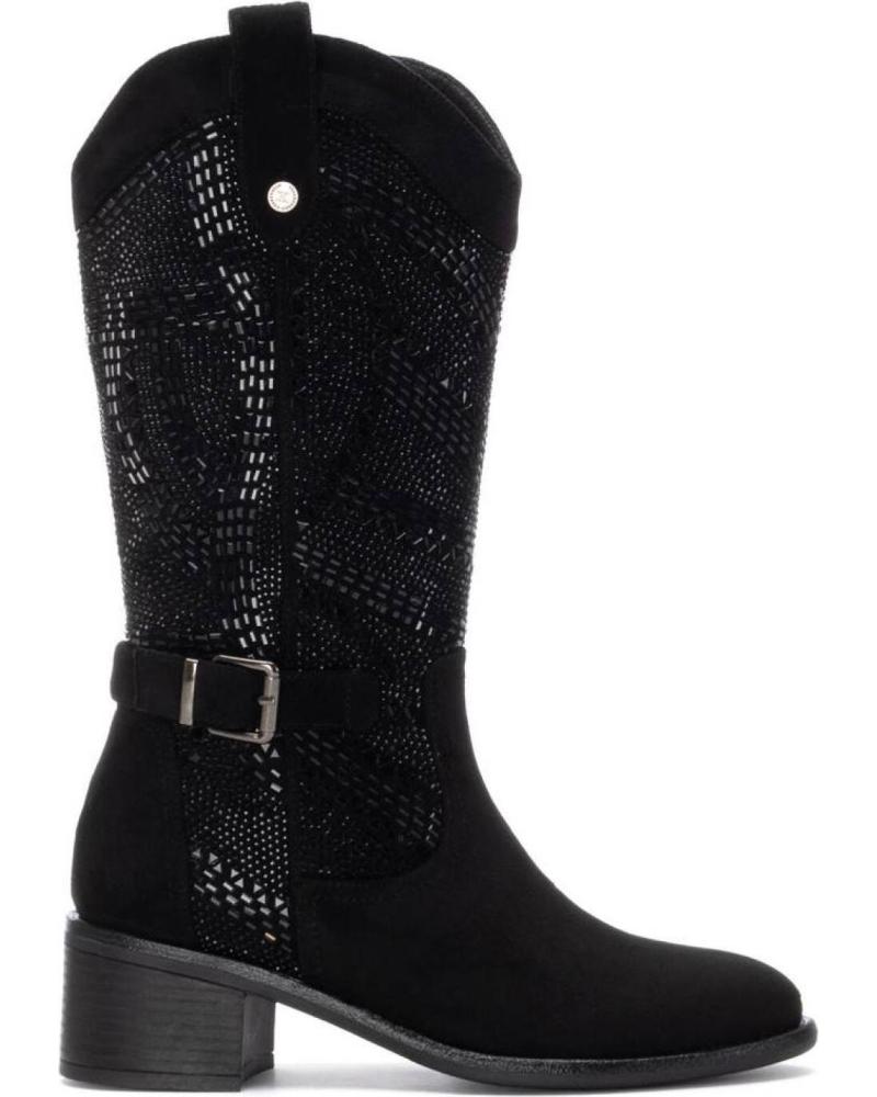 BOTTES XTI 144321 NOIRES AVEC MOTIF GRAVÉ NEGRO