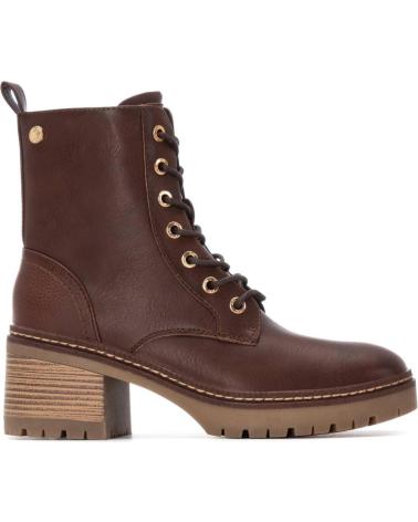 BOTTINE XTI 144454 MARRON À TALON ET LACETS MARRON