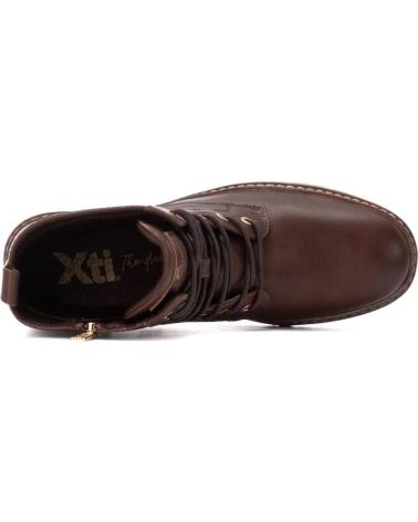 BOTTINE XTI 144454 MARRON À TALON ET LACETS MARRON