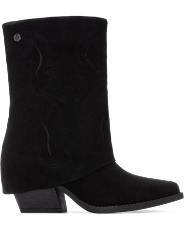 BOTTINE COWBOY XTI 144470 NOIRE MI-HAUTE NEGRO