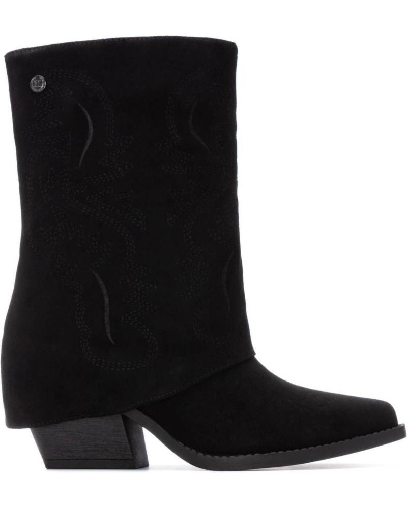BOTTINE COWBOY XTI 144470 NOIRE MI-HAUTE NEGRO