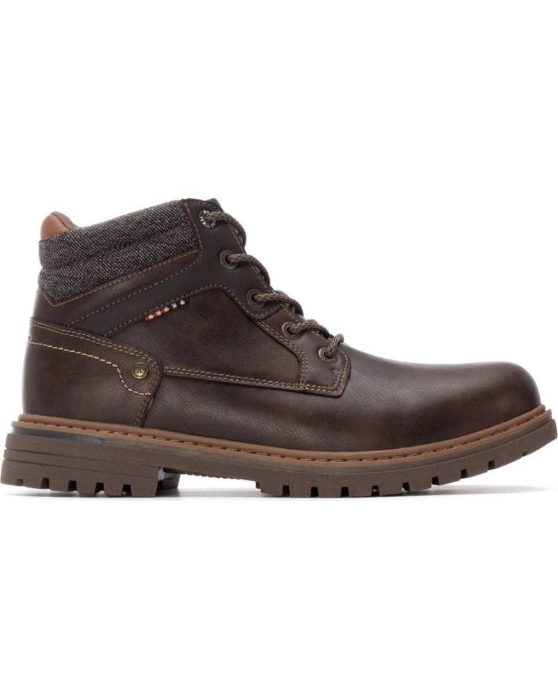 XTI MEN'S BOOTS 144564 BROWN WITH LACES MARRON