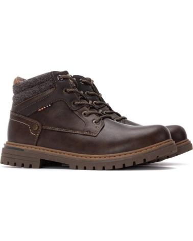 XTI MEN'S BOOTS 144564 BROWN WITH LACES MARRON