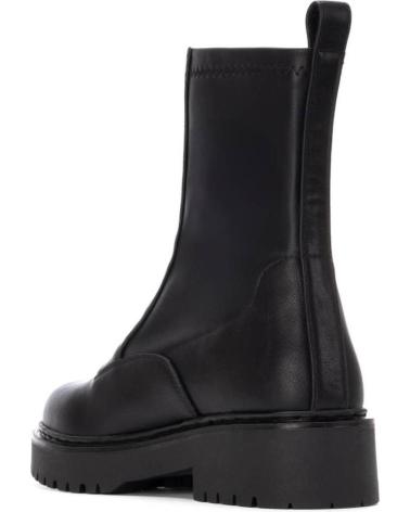 BOTTINE PLATE XTI 144661 NOIRE AVEC FERMETURE ÉCLAIR FRONTALE NEGRO