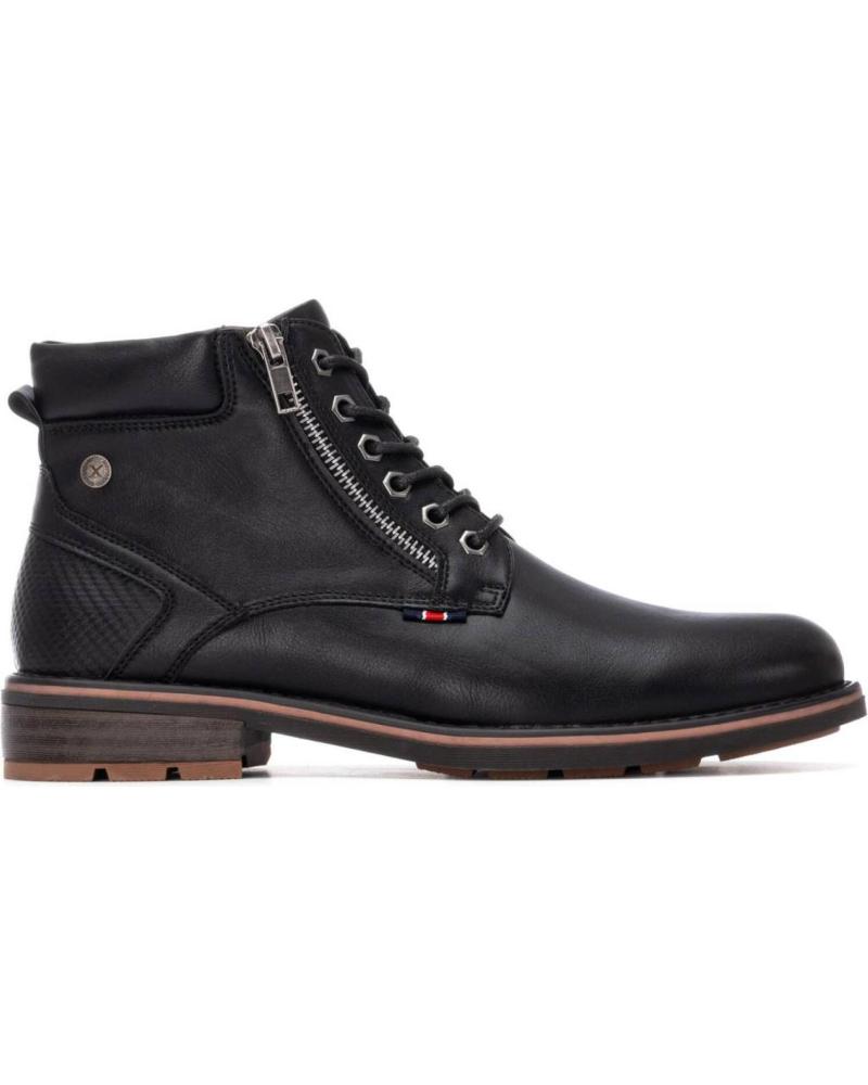 XTI CASUAL STIEFEL 144668 SCHWARZ MIT REISSVERSCHLUSS UND SCHNÜRSENKELN NEGRO