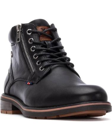 XTI CASUAL STIEFEL 144668 SCHWARZ MIT REISSVERSCHLUSS UND SCHNÜRSENKELN NEGRO
