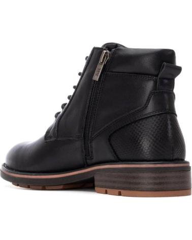 XTI CASUAL STIEFEL 144668 SCHWARZ MIT REISSVERSCHLUSS UND SCHNÜRSENKELN NEGRO