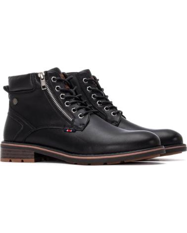 XTI CASUAL STIEFEL 144668 SCHWARZ MIT REISSVERSCHLUSS UND SCHNÜRSENKELN NEGRO