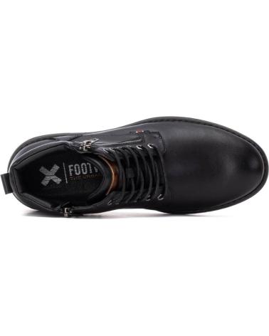 XTI CASUAL STIEFEL 144668 SCHWARZ MIT REISSVERSCHLUSS UND SCHNÜRSENKELN NEGRO