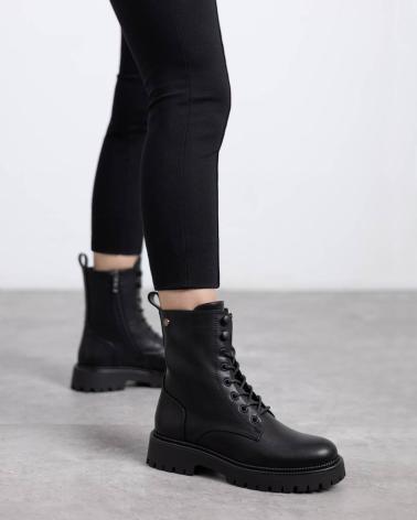 BOTTES MILITAIRES XTI 144684 NOIRES POUR FEMME NEGRO