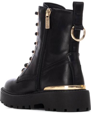 STIVALE XTI 151342 NERO CON LACCI E PLATFORM NEGRO