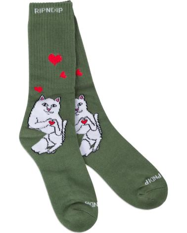 RIPNDIP CALZE NERMAL LOVE DUSTY PINE MULTICOLORE MULTICOLOR