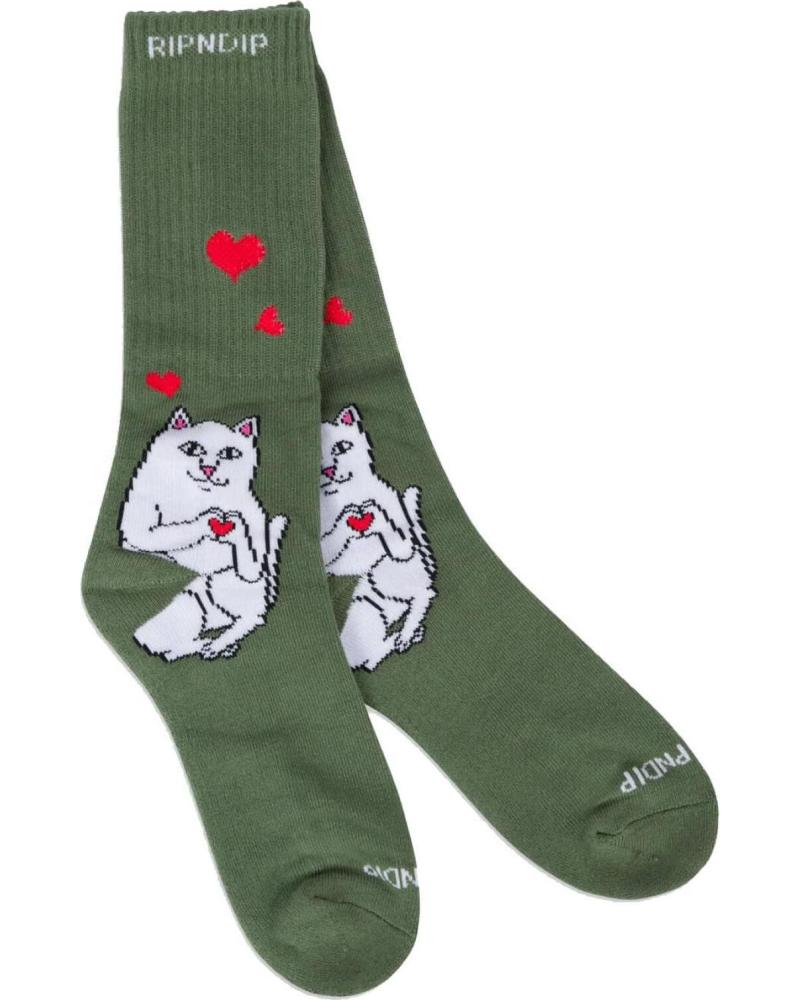 RIPNDIP CALZE NERMAL LOVE DUSTY PINE MULTICOLORE MULTICOLOR