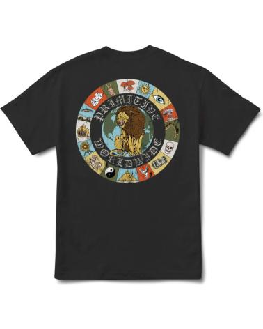 T-SHIRT PRIMITIVE SIGNS HW TEE PRETO MULTICOLOR MULTICOLOR