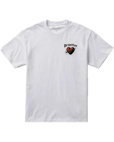 T-SHIRT PRIMITIVE SAINT TEE BRANCO MULTICOLOR MULTICOLOR