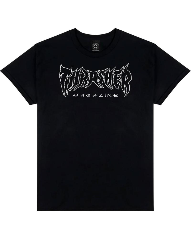 T-SHIRT THRASHER METAL PRETO MULTICOLOR MULTICOLOR