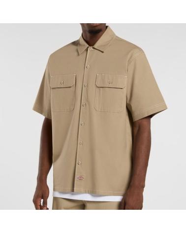 DICKIES RIVERBEND WORK SHIRT BEIGE DESERT MULTICOLOR