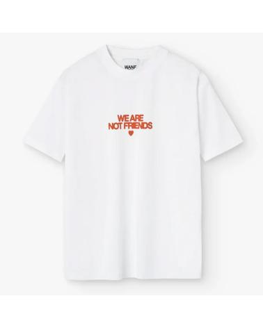 T-SHIRT WE ARE NOT FRIENDS BOLD LOVE BRANCO MULTICOLOR