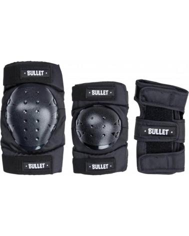 SET DE PROTECCIONES BULLET PROTECCIONES TRIPLE PADSET STANDART COMBO MULTICOLOR MULTICOLOR