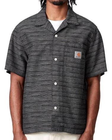 CAMISA CARHARTT WIP S-S GELLAR STRIPE PRETO MULTICOLOR MULTICOLOR