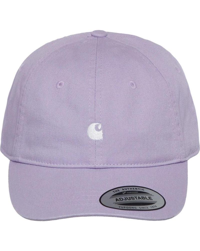 CAPPELLINO CARHARTT WIP MADISON LOGO CAP PINK FOG BIANCO MULTICOLOR
