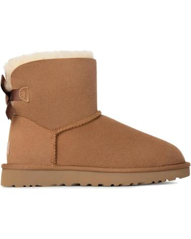 UGG MINI BAILEY BOW II CHESTNUT MARRON NAN