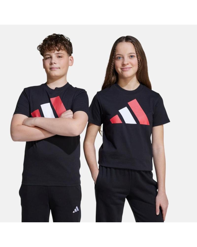 ADIDAS GIRL'S GRAPHIC SHORT SLEEVE T-SHIRT NAN