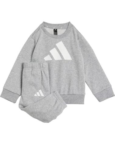 ADIDAS CONJUNTO DESPORTIVO PARA BEBÉ MENINA - CAMISOLA E CALÇAS CINZENTAS NAN