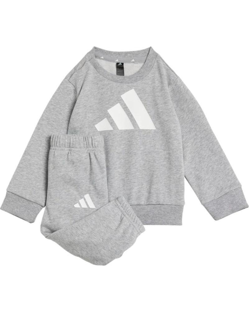 ADIDAS CONJUNTO DESPORTIVO PARA BEBÉ MENINA - CAMISOLA E CALÇAS CINZENTAS NAN