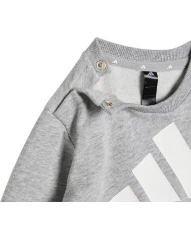 ADIDAS CONJUNTO DESPORTIVO PARA BEBÉ MENINA - CAMISOLA E CALÇAS CINZENTAS NAN